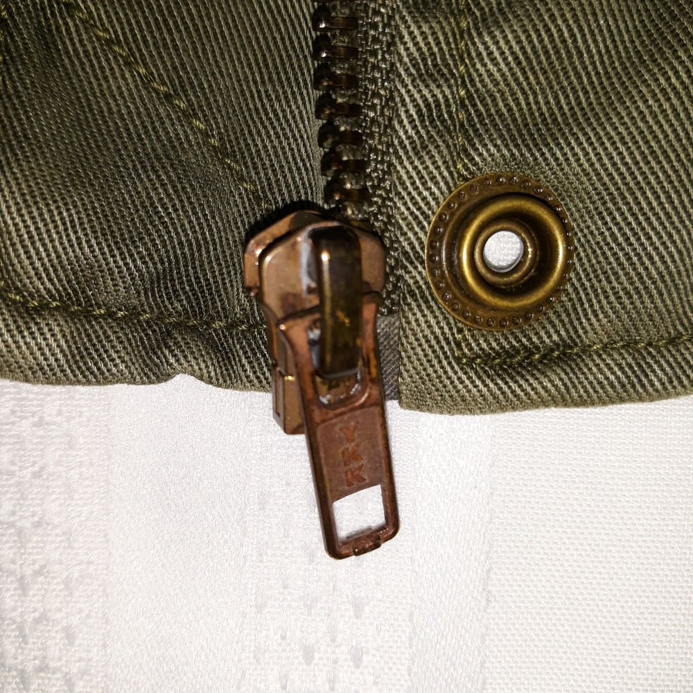 Sanctuary Distressed Green Utility Jacket - Picture 13 of 16